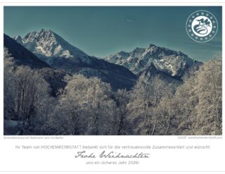 Frohe Weihnachten und einen Guten Rutsch!